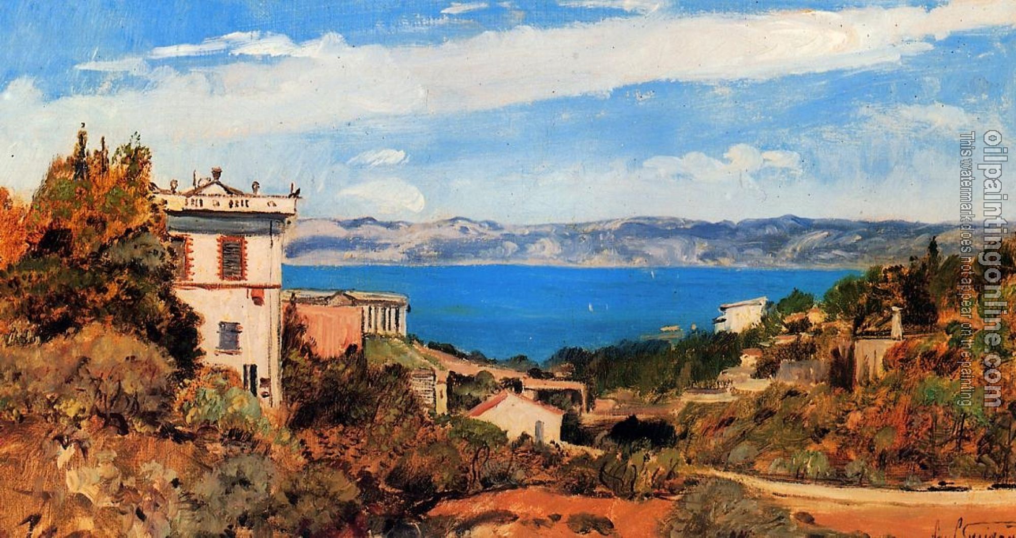 Guigou, Paul-Camille - The Bay of Marseille, Saint-Henri